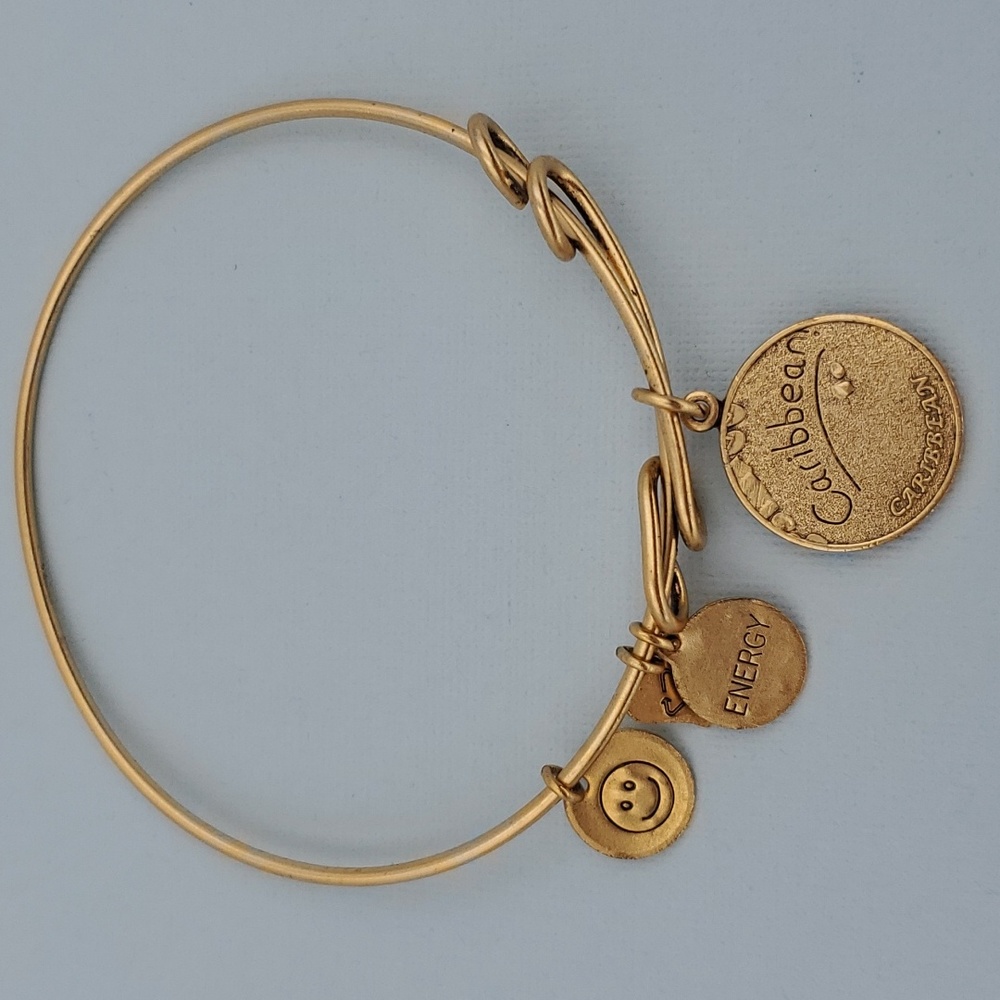 Ree Chiq Gold Tone Caribbean Bracelet